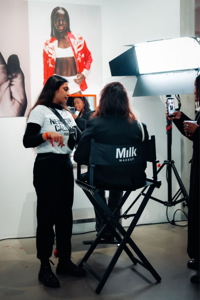 production evenement milk make up